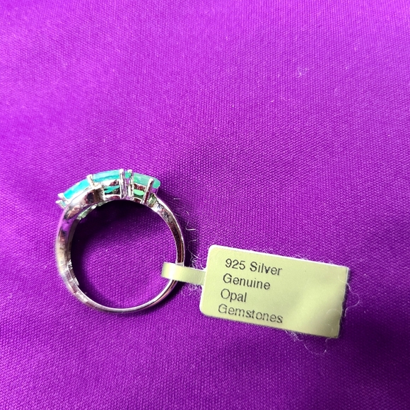 Opal Cluster Ring - Picture 5 of 13